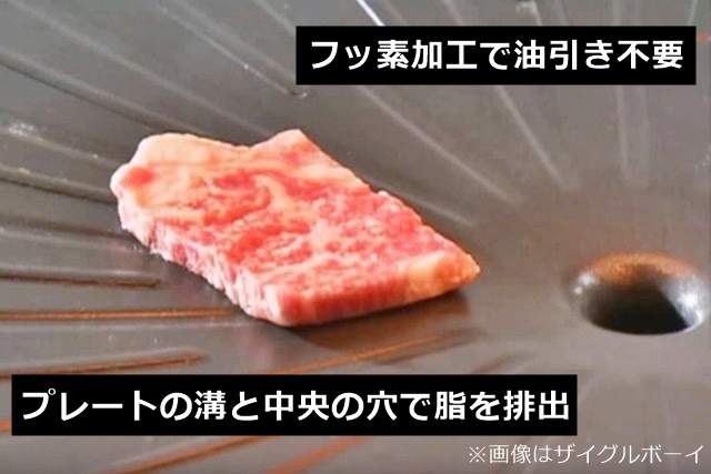 ザイグルシリーズプレートの特徴解説画像